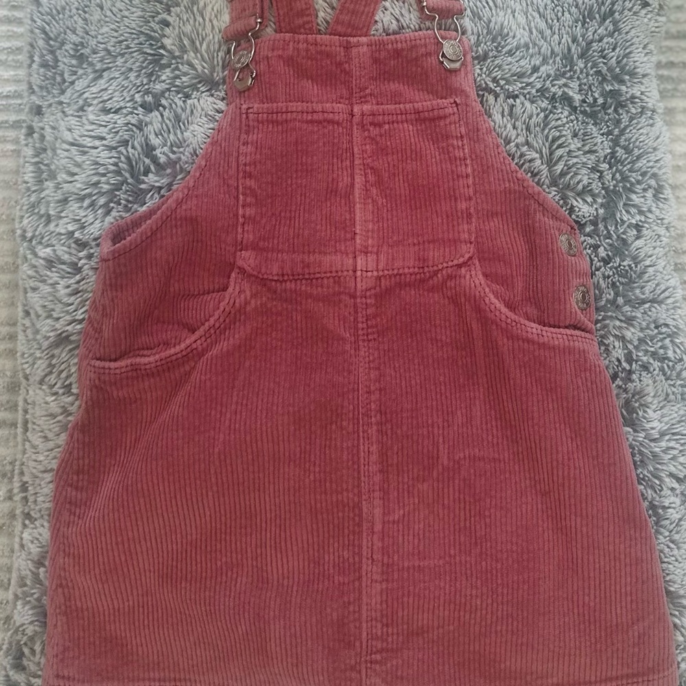 Zara Kids Pink Corduroy Overalls – Size 4
